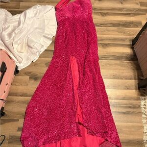 Stunning Red Sequin Gown
